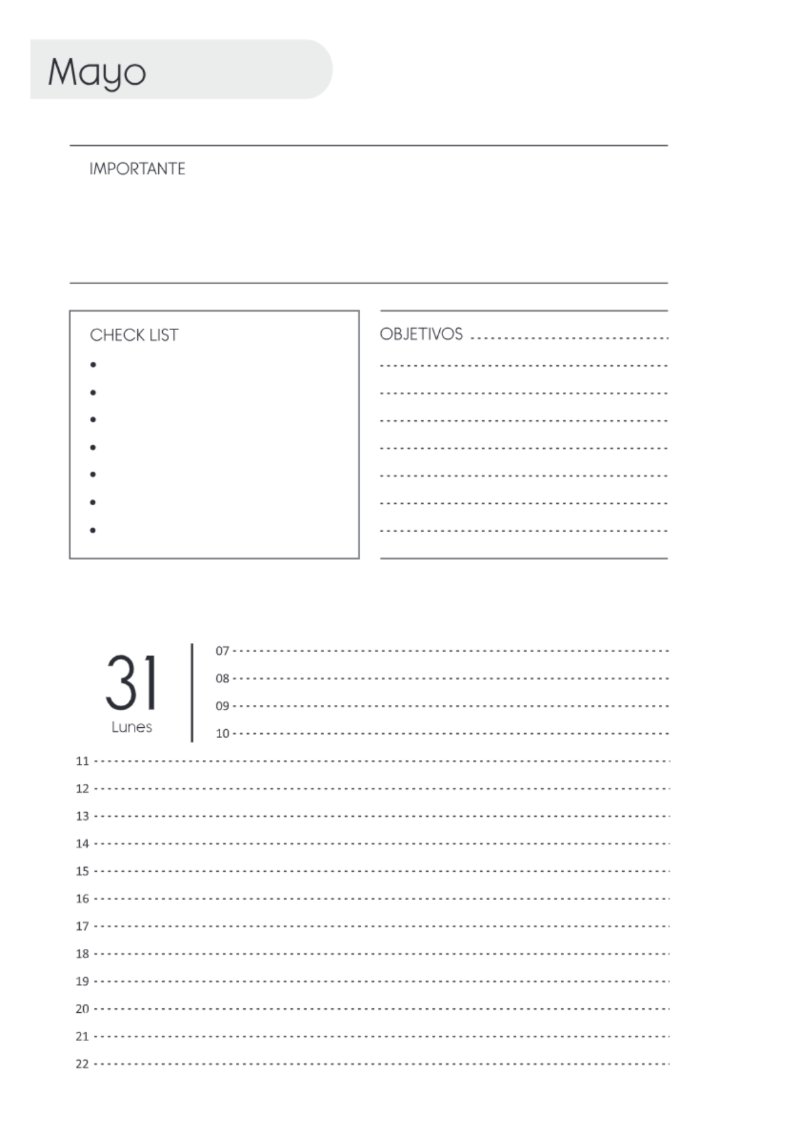 AGENDA DOS DIAS HORIZONTAL — page 114