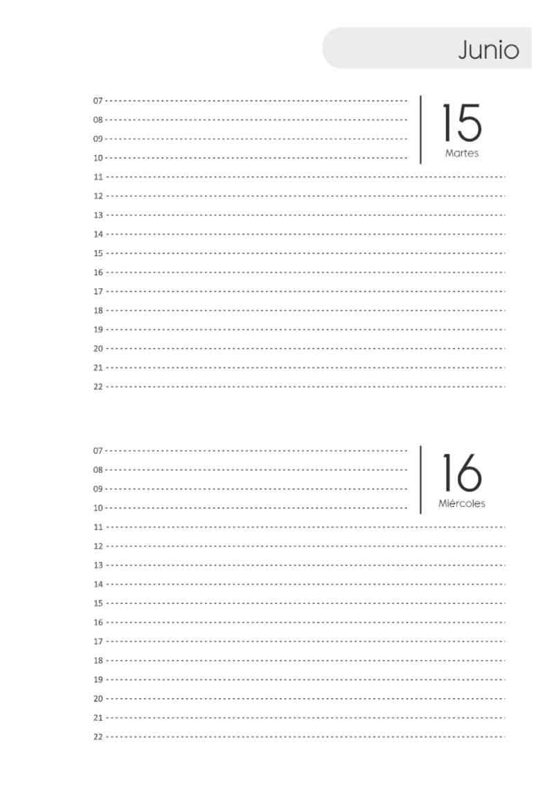 AGENDA DOS DIAS HORIZONTAL — page 125