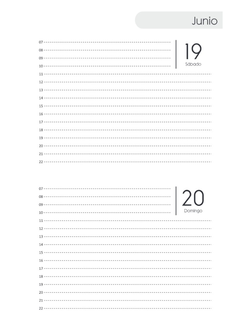 AGENDA DOS DIAS HORIZONTAL — page 127
