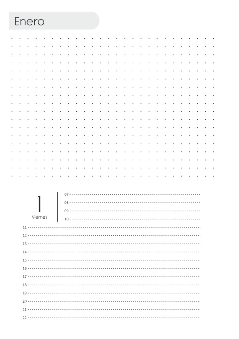 AGENDA DOS DIAS HORIZONTAL — page 14