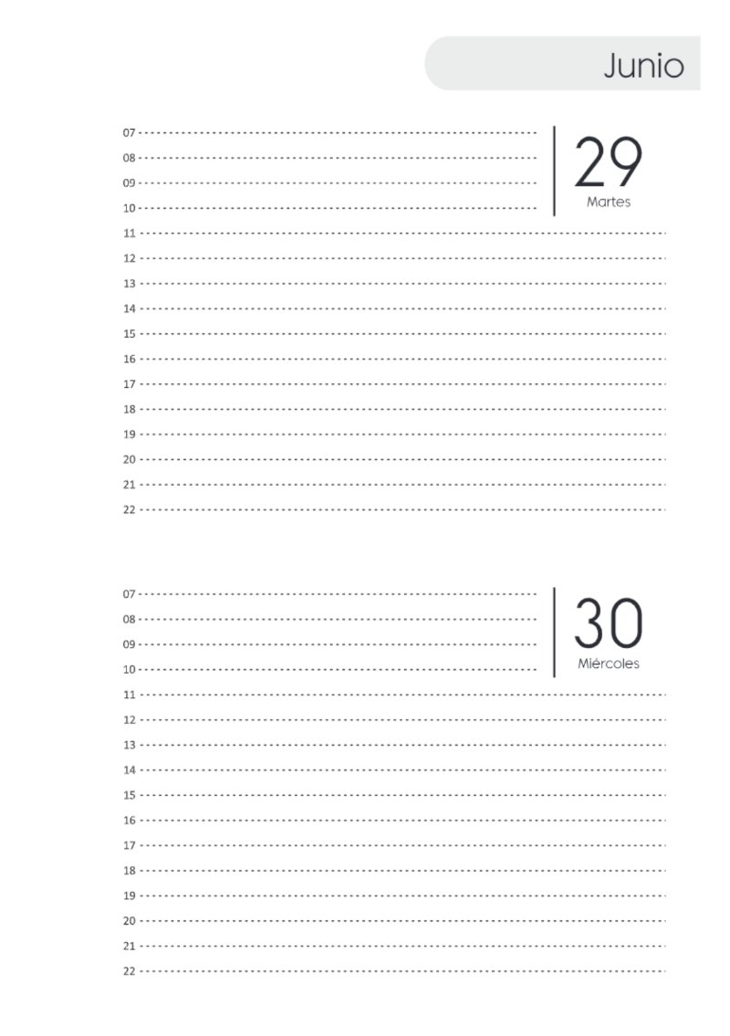 AGENDA DOS DIAS HORIZONTAL — page 133