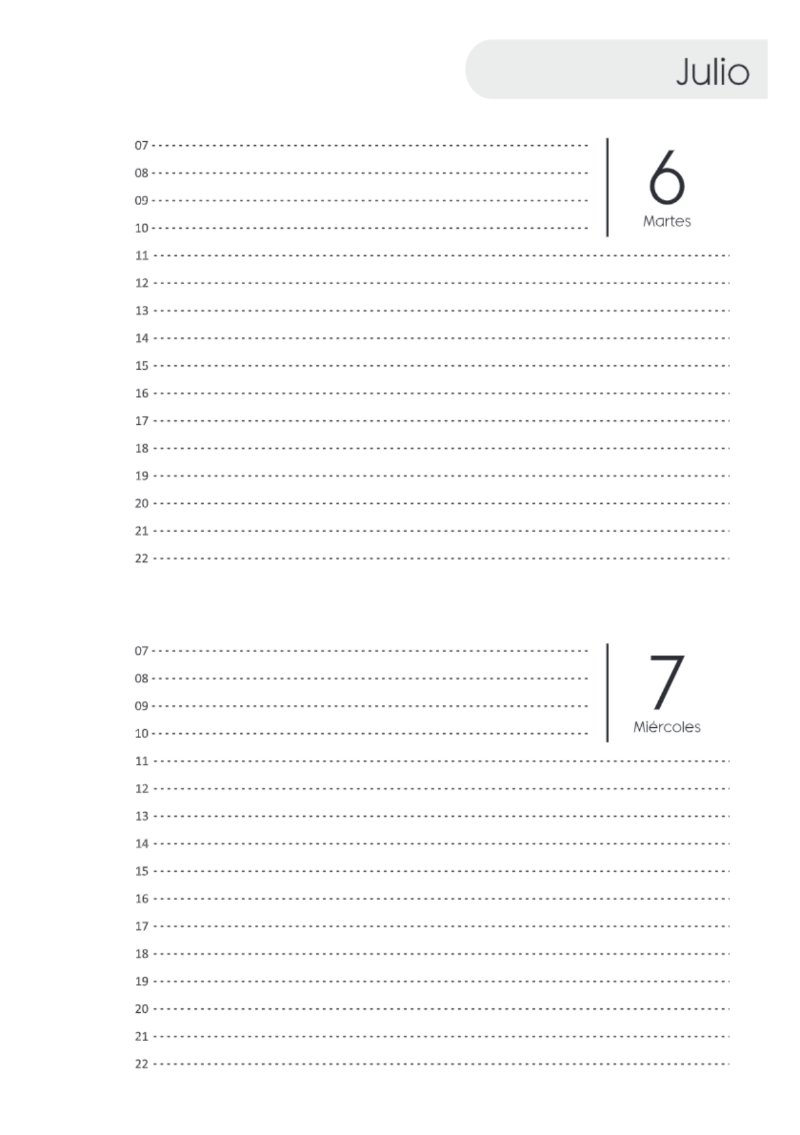 AGENDA DOS DIAS HORIZONTAL — page 141
