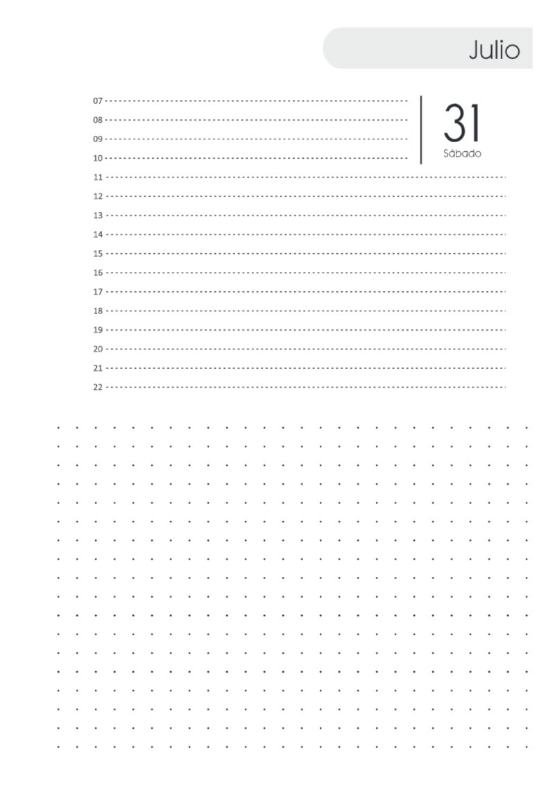 AGENDA DOS DIAS HORIZONTAL — page 155
