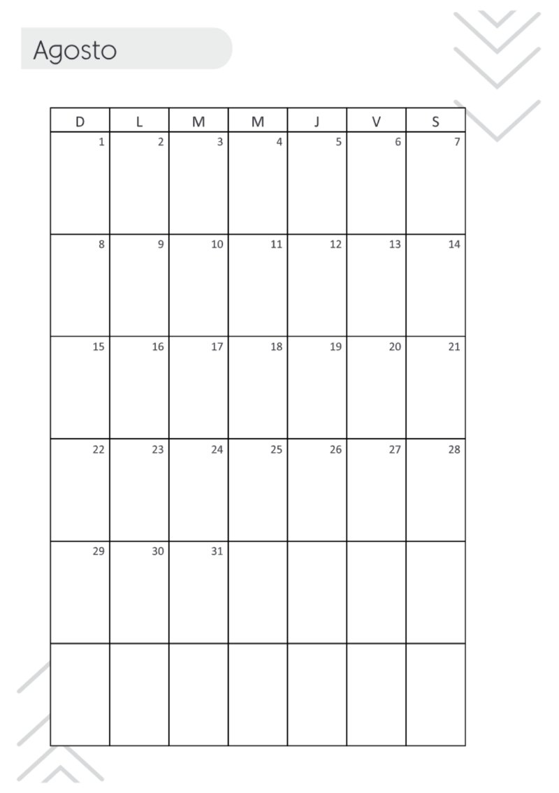 AGENDA DOS DIAS HORIZONTAL — page 158