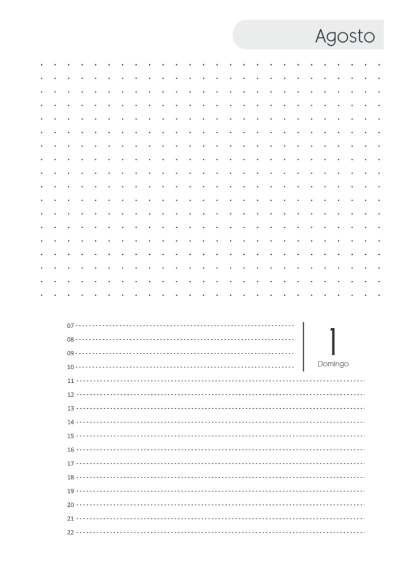 AGENDA DOS DIAS HORIZONTAL — page 159