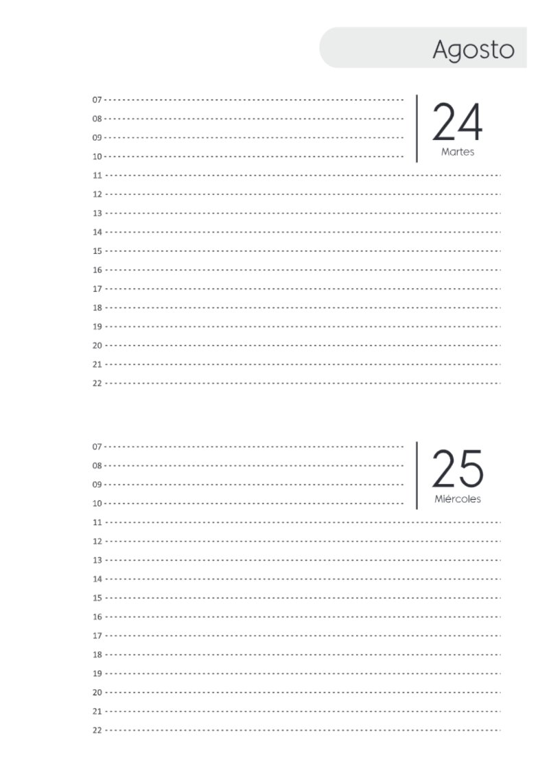 AGENDA DOS DIAS HORIZONTAL — page 173