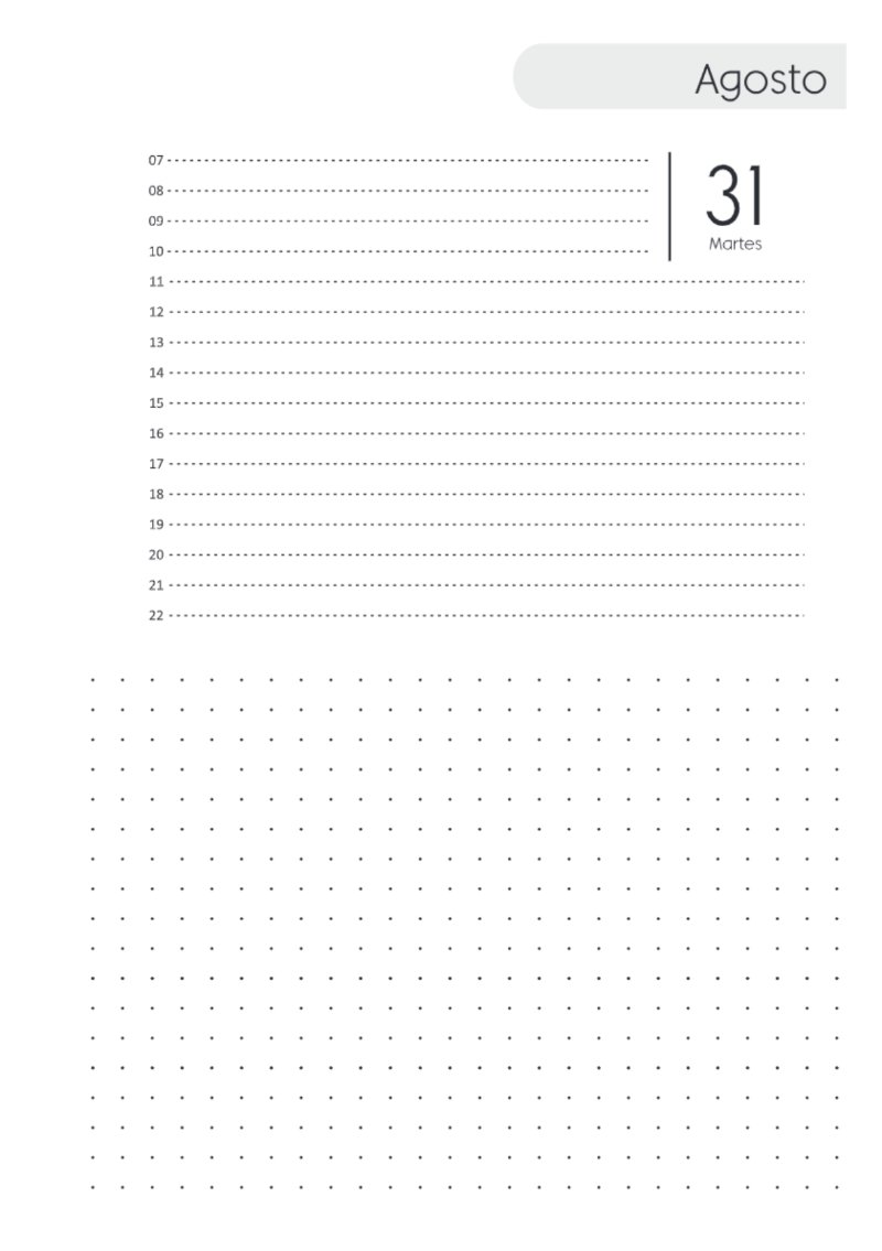 AGENDA DOS DIAS HORIZONTAL — page 177
