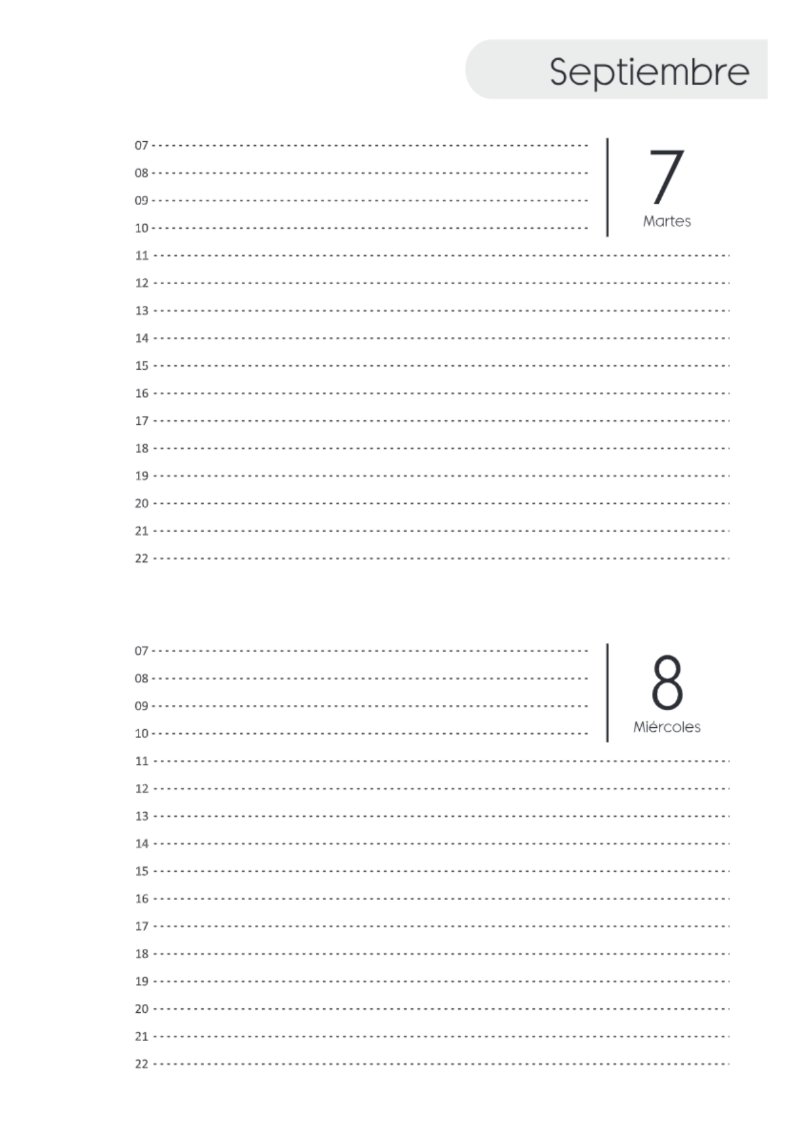AGENDA DOS DIAS HORIZONTAL — page 185