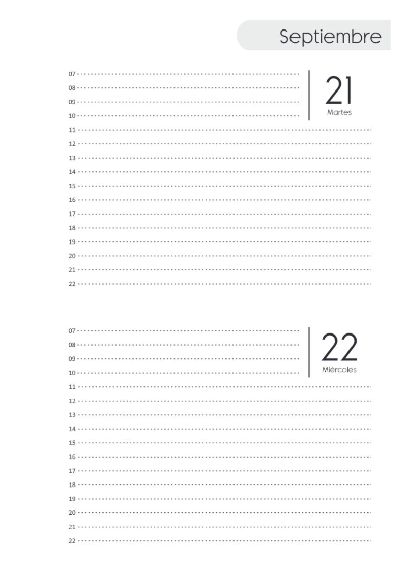 AGENDA DOS DIAS HORIZONTAL — page 193