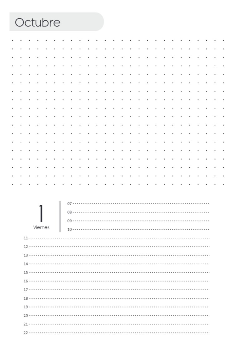 AGENDA DOS DIAS HORIZONTAL — page 202