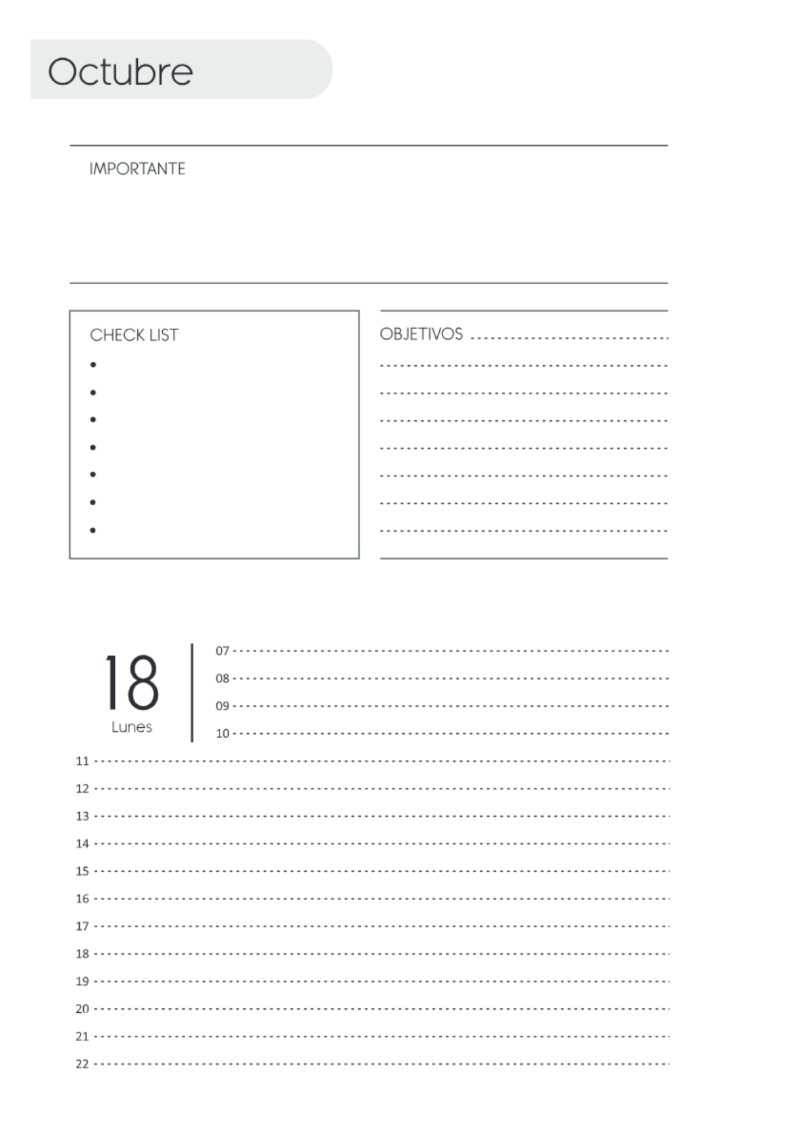 AGENDA DOS DIAS HORIZONTAL — page 212
