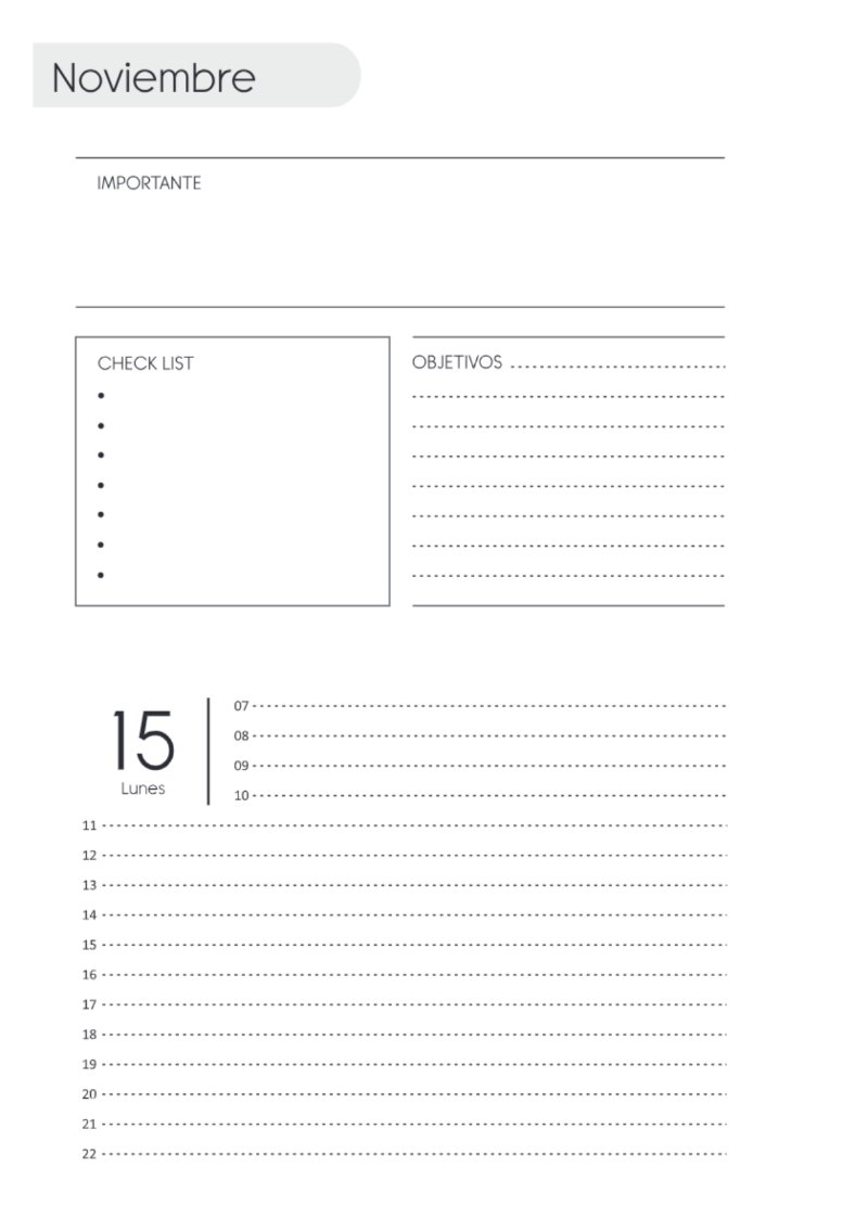 AGENDA DOS DIAS HORIZONTAL — page 232