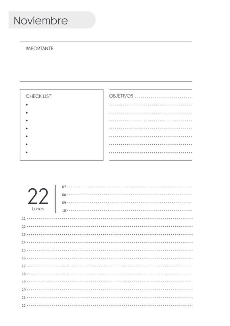 AGENDA DOS DIAS HORIZONTAL — page 236