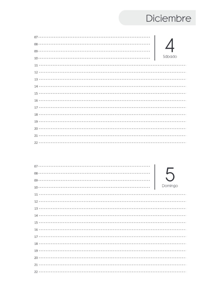 AGENDA DOS DIAS HORIZONTAL — page 247