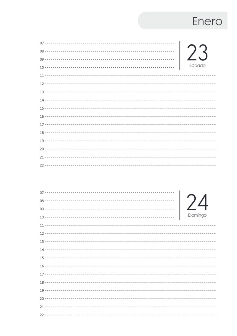 AGENDA DOS DIAS HORIZONTAL — page 27