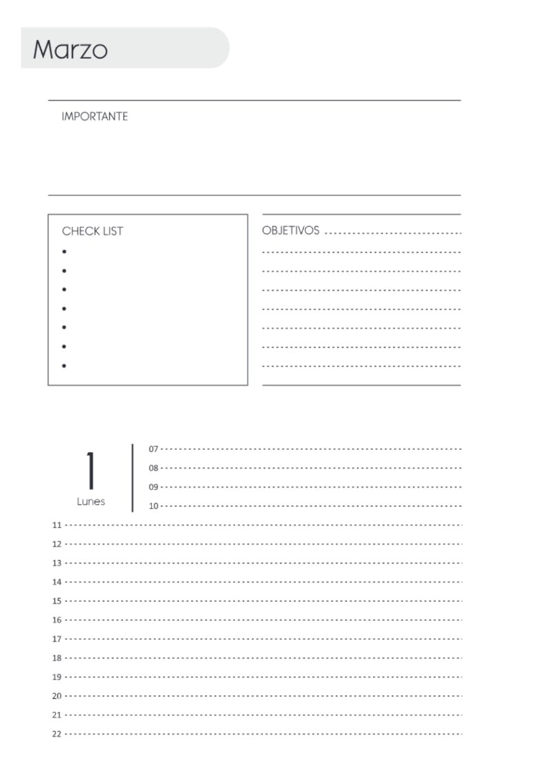 AGENDA DOS DIAS HORIZONTAL — page 56