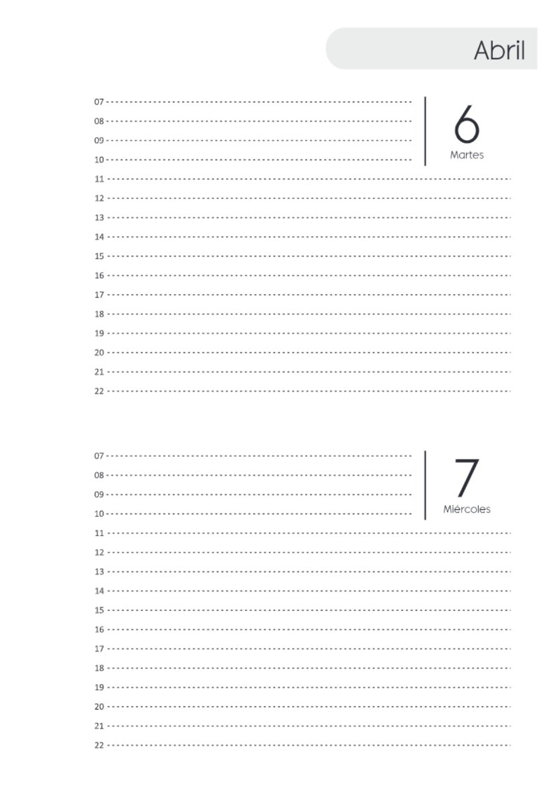 AGENDA DOS DIAS HORIZONTAL — page 81