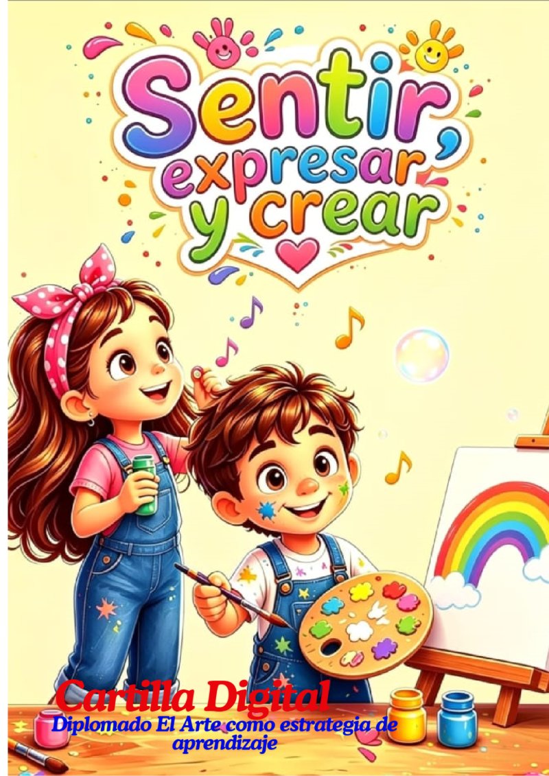 Documento Portada de Proyecto Literario Ilustraciones Libros Doodle Multicolor — page 1