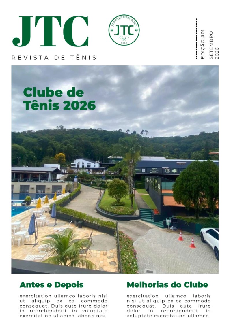 Revista de Viagem Moderna Marrom e Branco — page 1