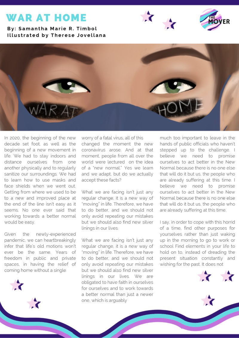 The Mover_Vol 1_Issue 1 — page 20