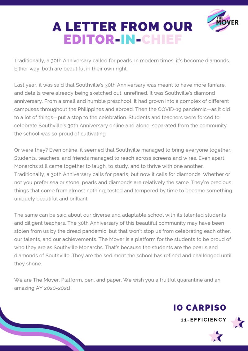 The Mover_Vol 1_Issue 1 — page 6