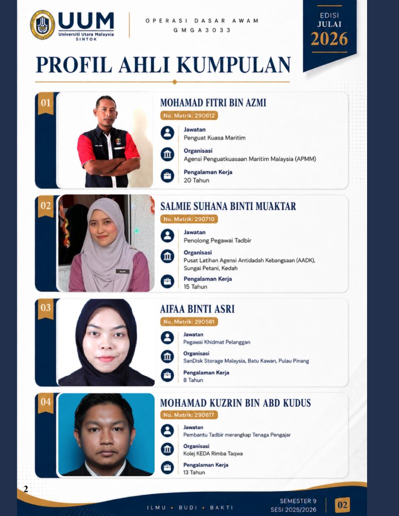 GMGAJ3033 OPERASI DASAR AWAM — page 2