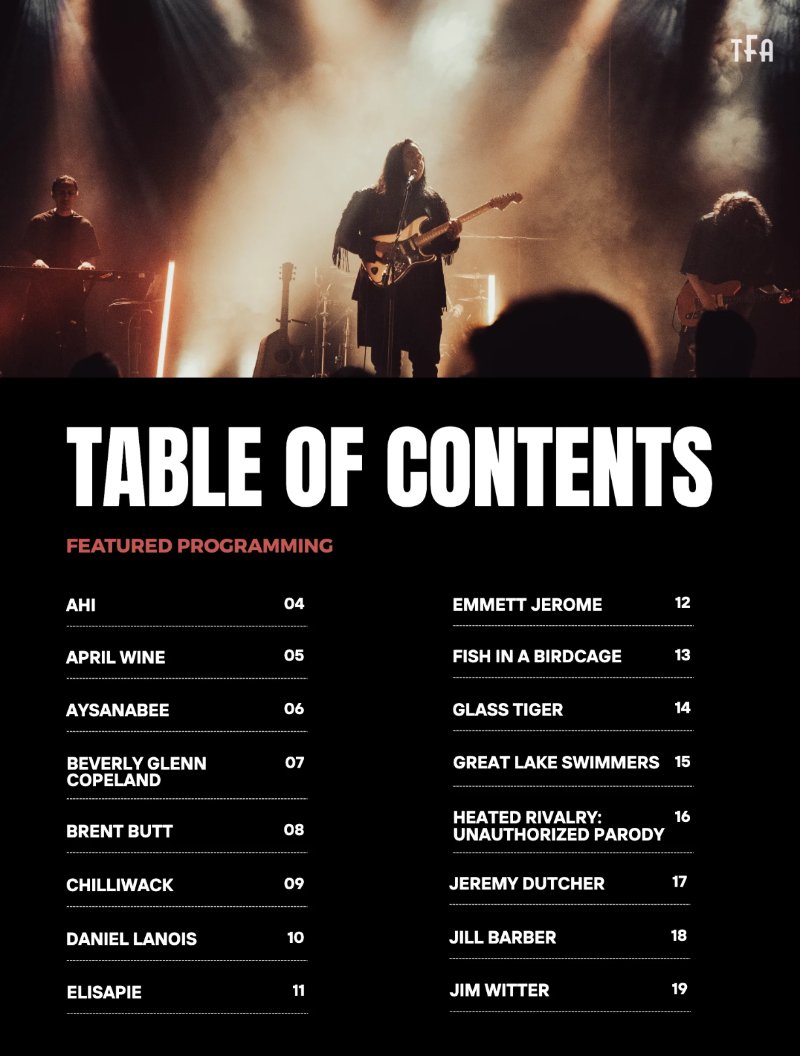 PERFORMING ARTS SEASON BROCHURE (2027-2028) — page 2