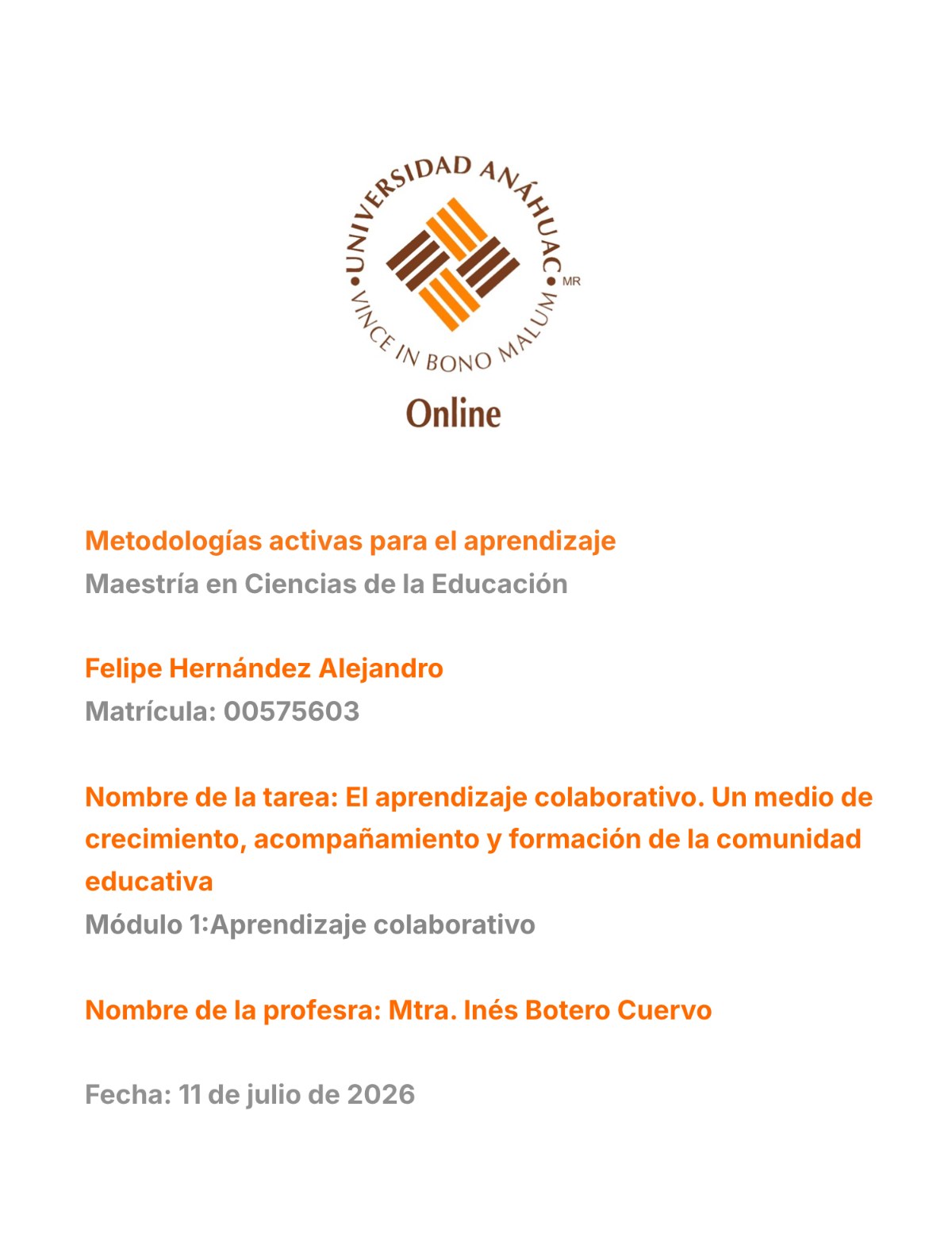 Aprednizaje colaborativo