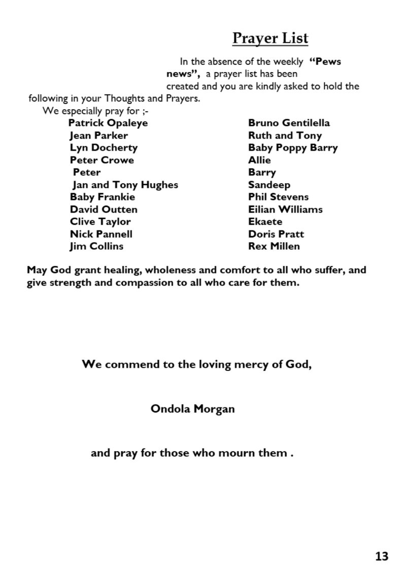 St Mary the Blesssed Virgin Magazine October 2026 — page 13