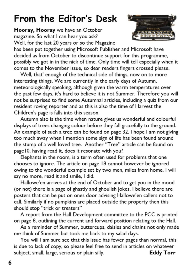 St Mary the Blesssed Virgin Magazine October 2026 — page 6