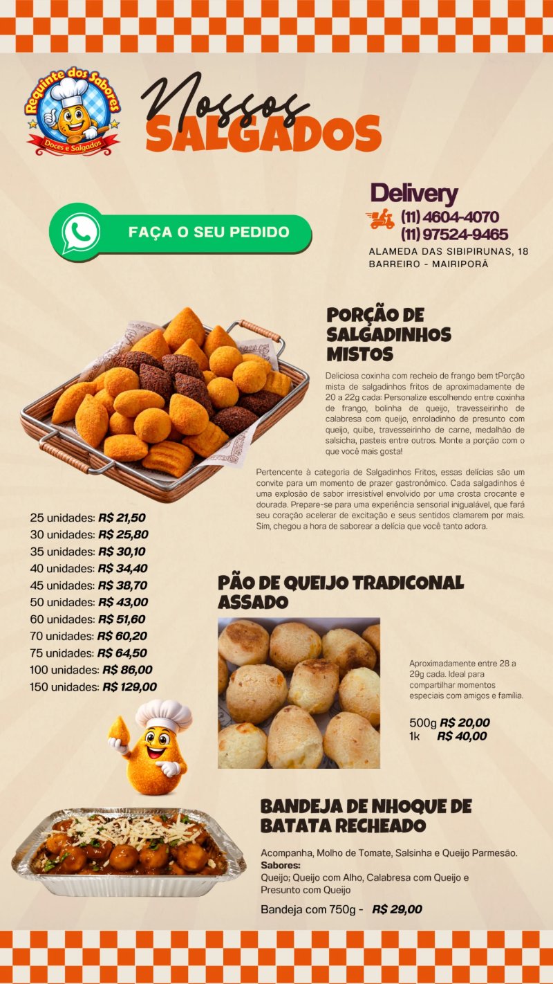 Cardápio Requinte dos Sabores — page 2