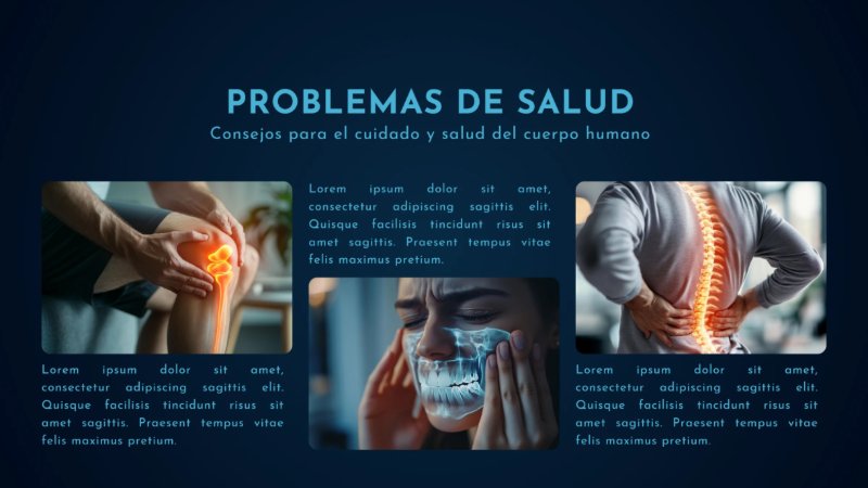 Presentación de anatomía del cuerpo humano moderno científico azul y celeste — page 5