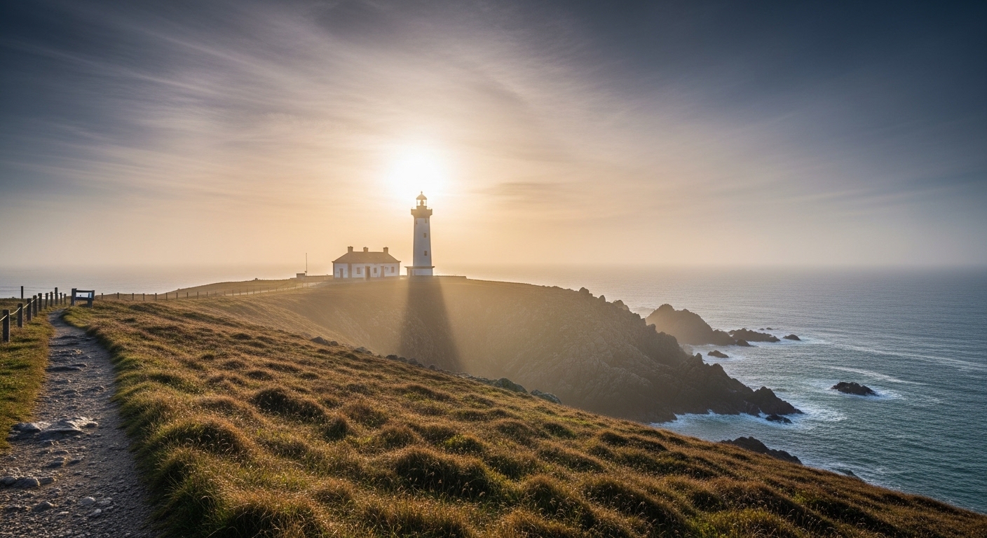La Vélodyssée en Bretagne: hikers and trail scenery