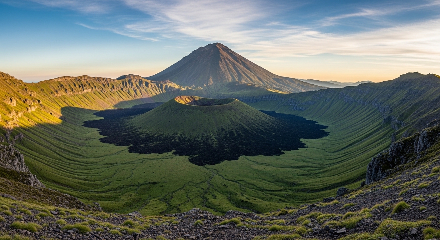 Le Tour du Volcan du Cantal GRP: hikers and trail scenery
