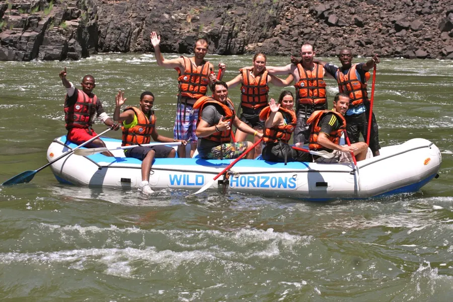 Zambezi White-Water Rafting — Full Day, Rapids 1–18
