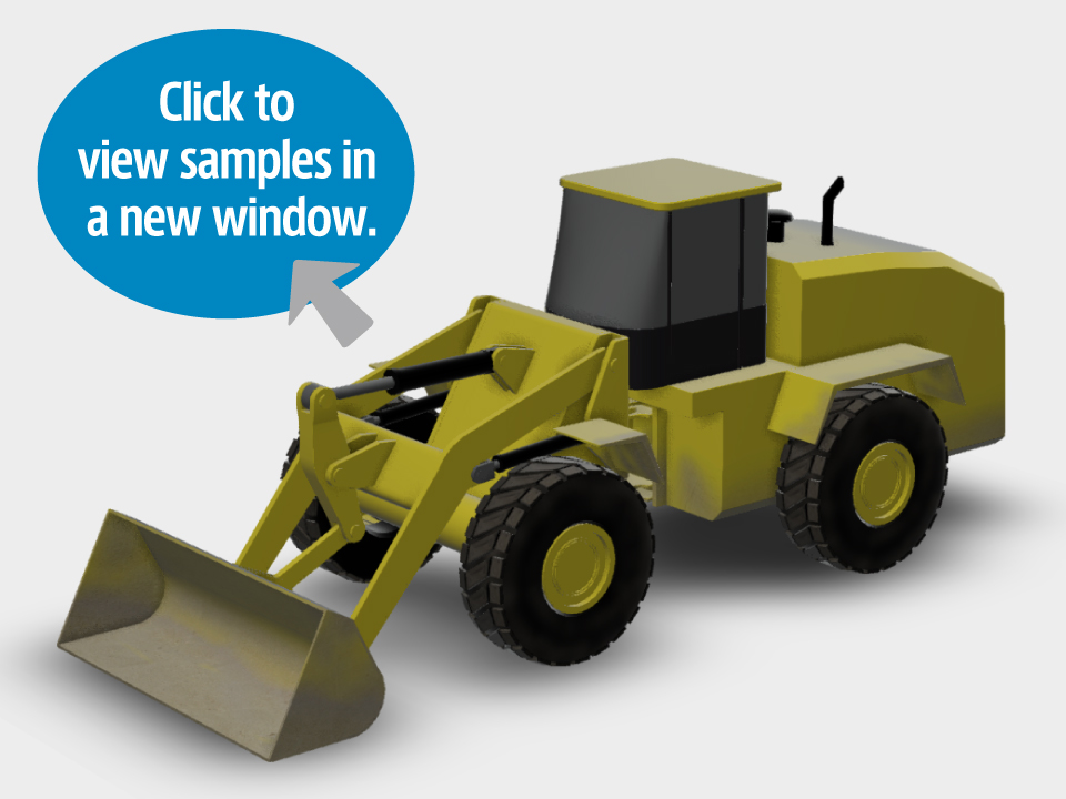 <Construction vehicle model> Wheel loader