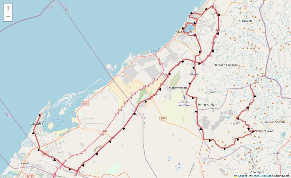 UAE Tour 2026 Stage 3 - View 2