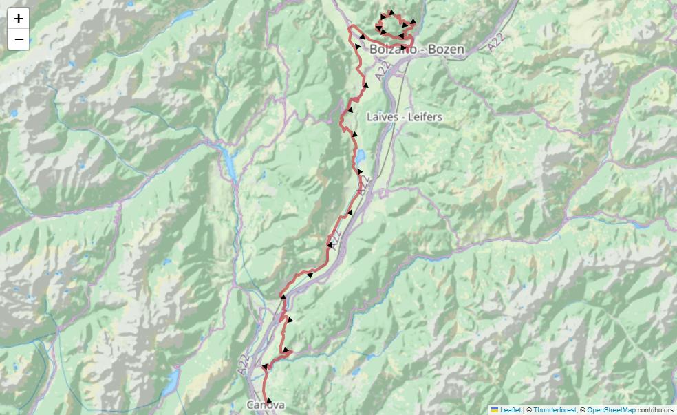 Tour of the Alps 2026 Stage 5 - View 2