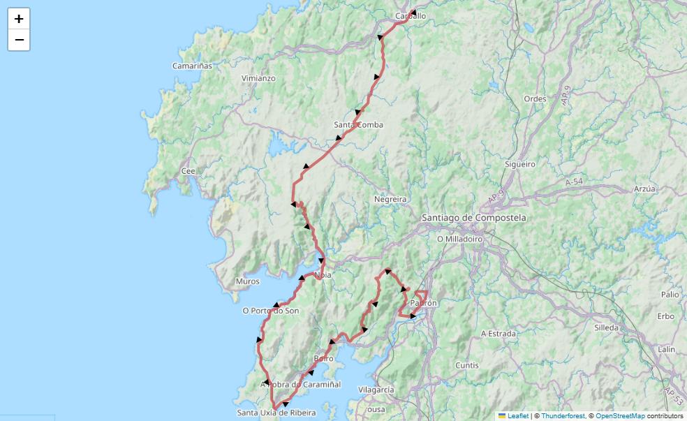 O Gran Camiño - The Historical Route 2026 Stage 3 - View 1