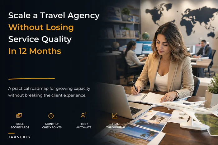 A 12‑month roadmap to scale a travel agency without losing service quality