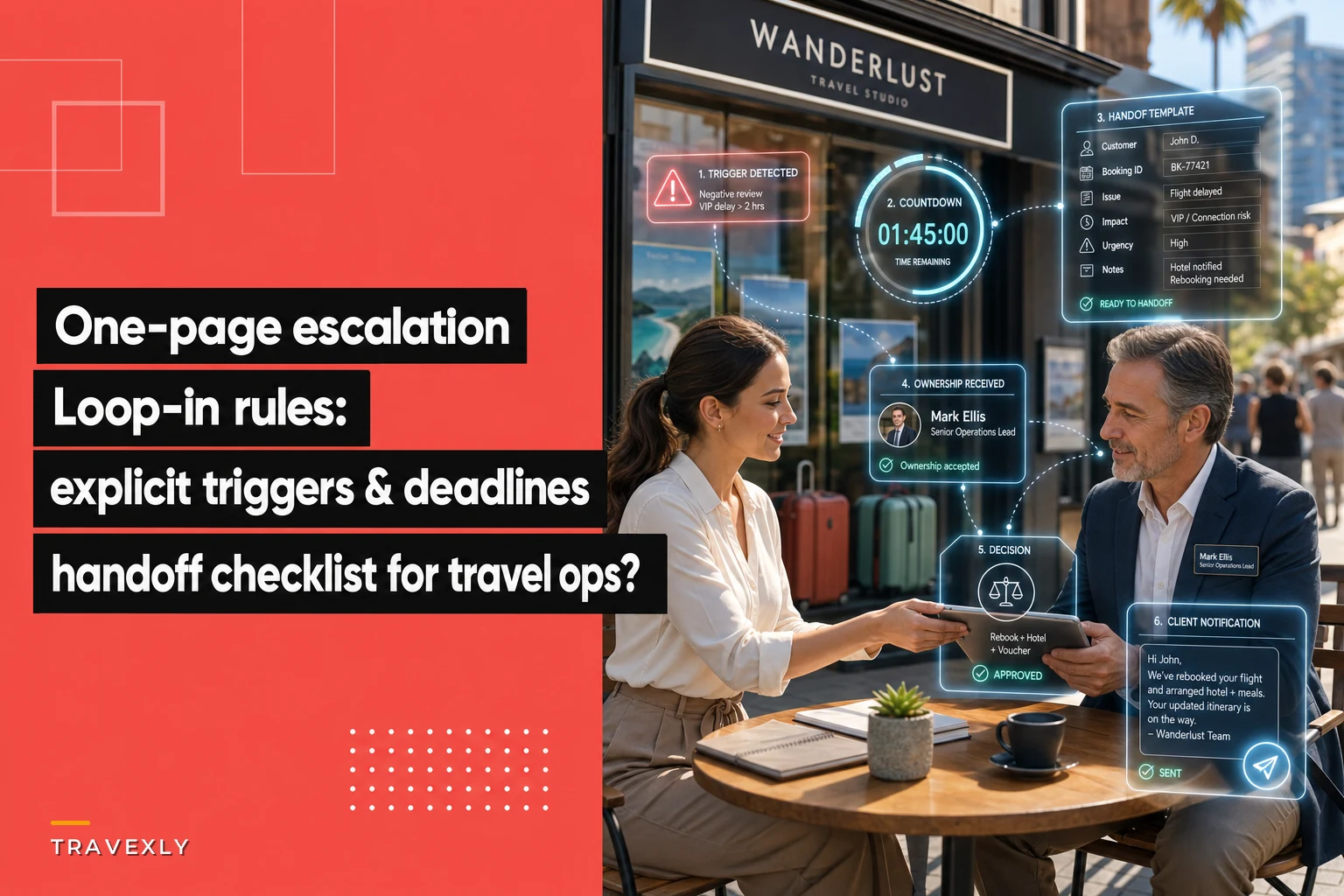 A one-page escalation protocol: when junior agents must loop in seniors