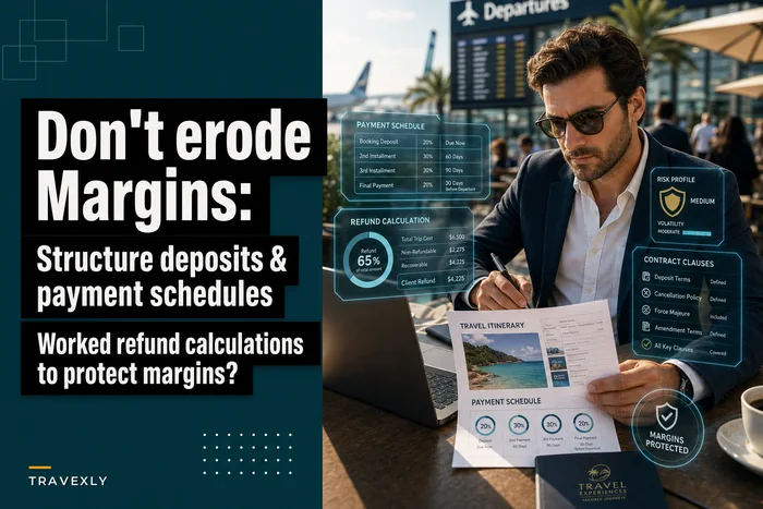 Don't erode margins: how to structure deposits, payment schedules and partial refunds