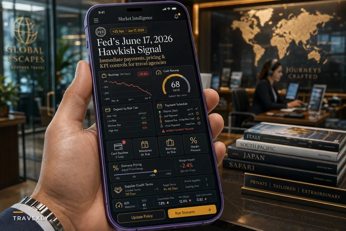 Immediate Actions for Travel Agencies After the Fed's June 2026 Rate Signal: Payments, Pricing and Cash‑flow Controls