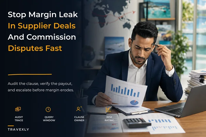 Stop margin leakage from supplier contracts and commission disputes: a commercial governance playbook for travel agencies