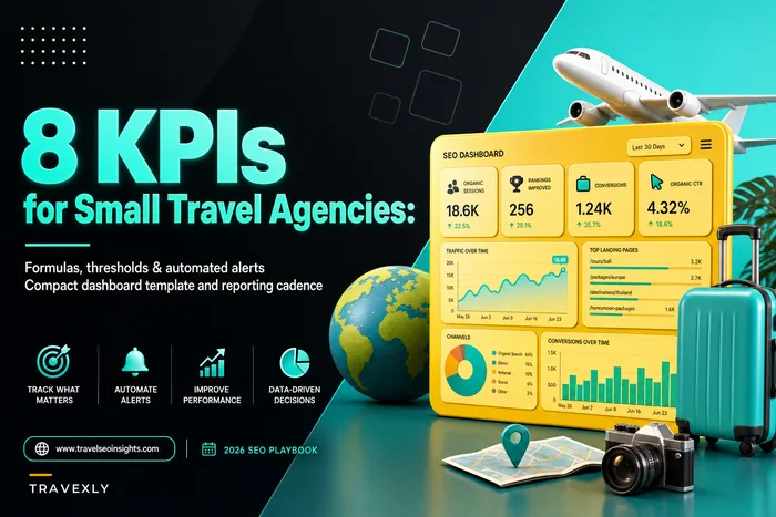 The 8 KPIs small travel agencies must track (with thresholds that trigger action)