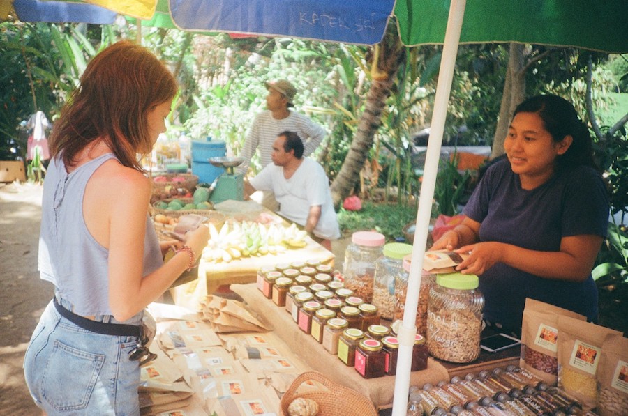 bali food stand