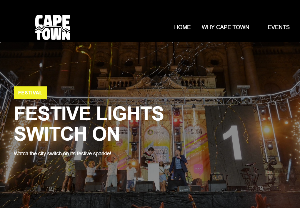 Festive Lights Switch-On , an event in Cape Town, South Africa