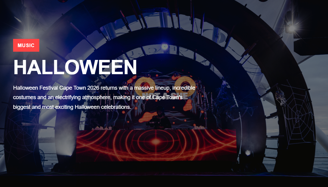Halloween Festival 2026, an event in Cape Town, South Africa