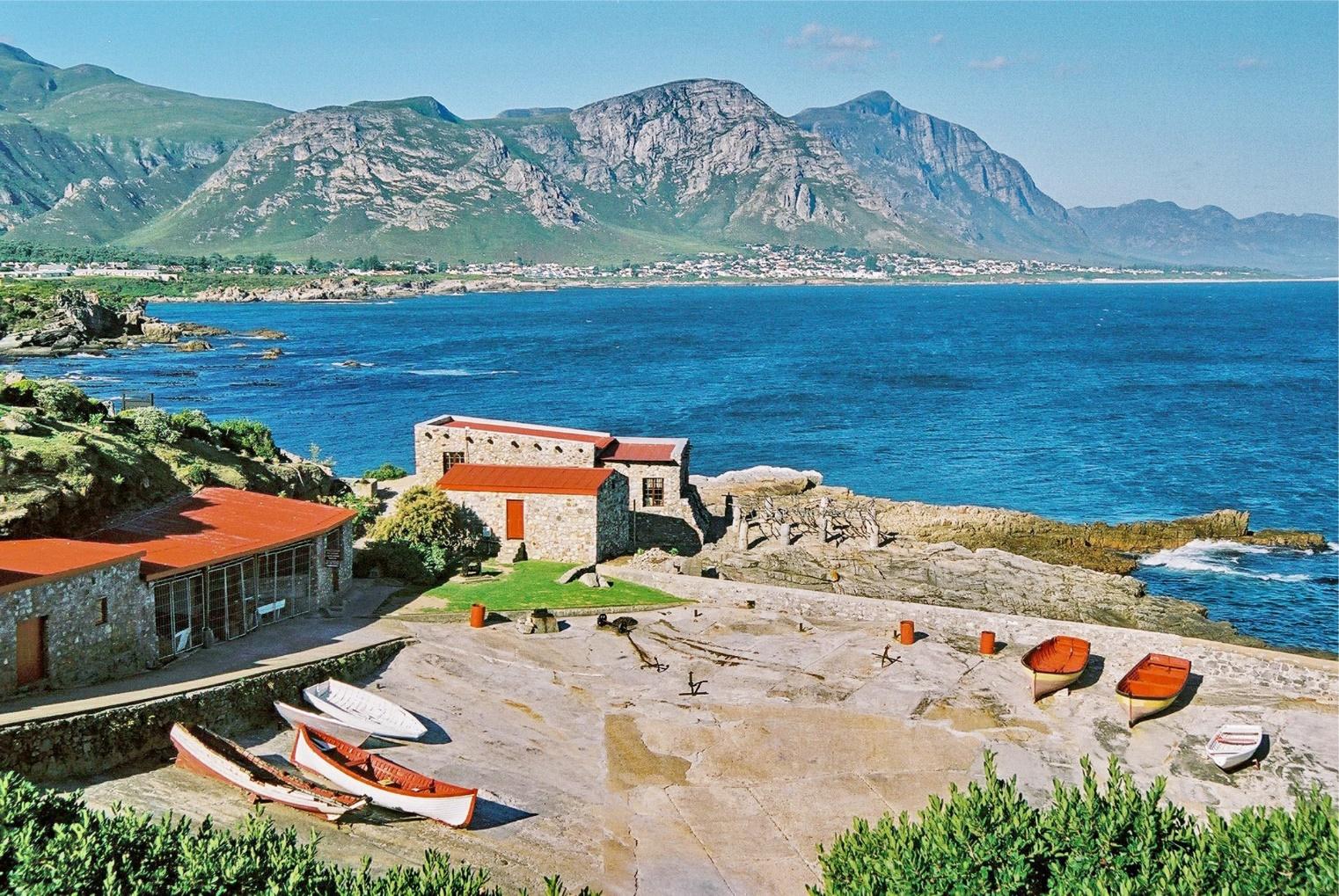 A view of Hermanus, a town in the Western Cape province