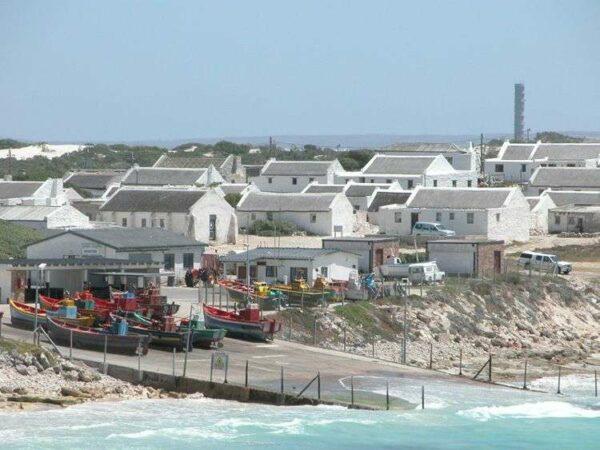 A view of Arniston, a town in the Western Cape province
